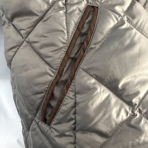 Ralph Lauren Quilted Silver Jacket - M - Picture 5 of 9